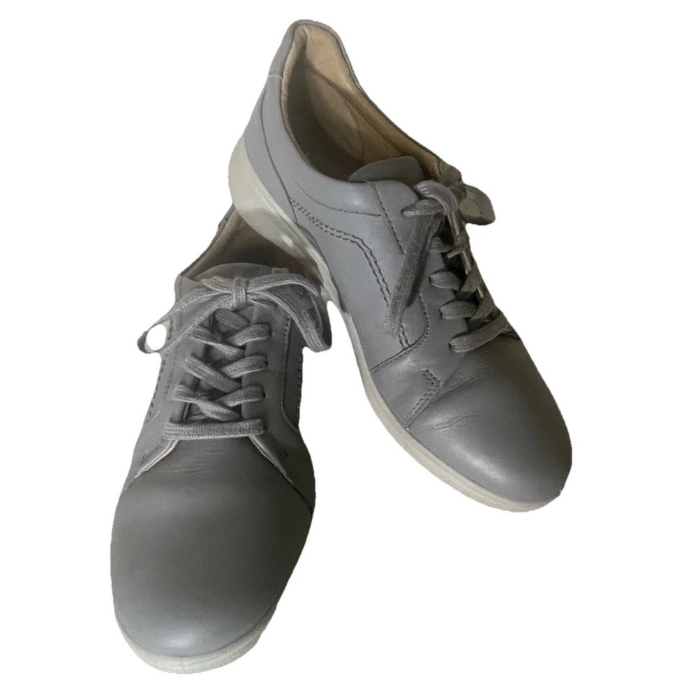 Hotter Nightingale Women's Gray Comfort Walking Shoes Ortholite Size 8